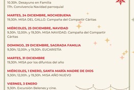 Horarios Navidad 2024