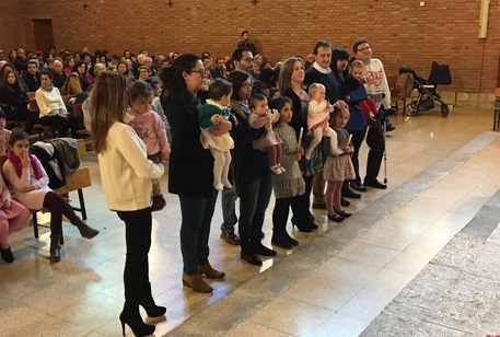 Presentación de los niños. Candelaria